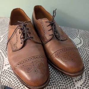 Classic Brown Leather Men's Dress Shoes
